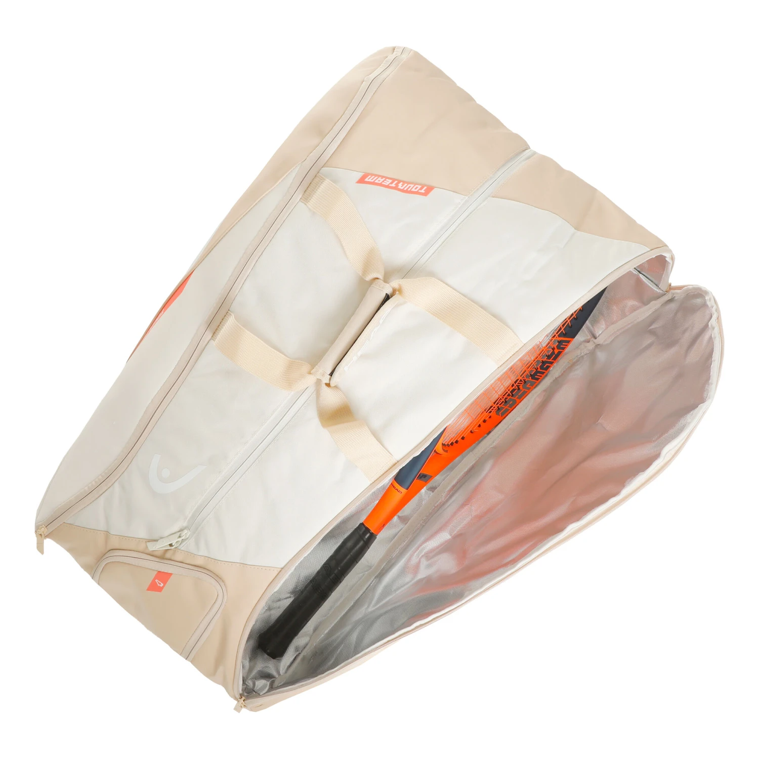 Head Tour Racquet Bag XL Schlägertasche - Weiß, Koralle 10 Head Tour Racquet Bag XL Schlägertasche - Weiß, Koralle – Bild 8