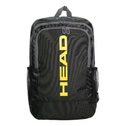 Head Base 17L Rucksack - Schwarz, Gelb -Bestes Tennis Geschäft 0248600000 000