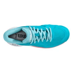 Wilson Rush Pro ACE Sandplatzschuh Damen - Türkis, Weiß 10 Wilson Rush Pro ACE Sandplatzschuh Damen - Türkis, Weiß -Bestes Tennis Geschäft 02549000 0 4