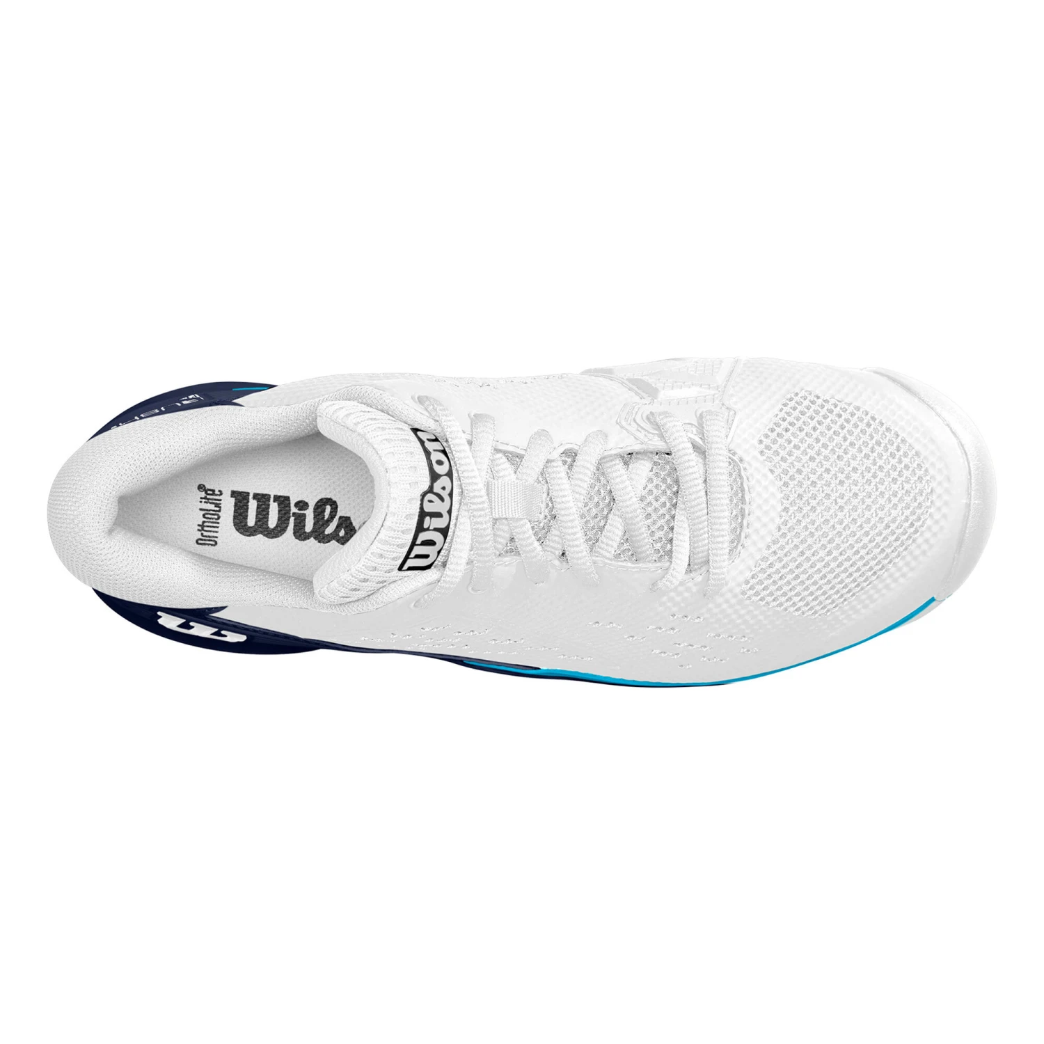 Wilson Rush Pro Ace Allcourtschuh Herren - Weiß, Blau 6 Wilson Rush Pro Ace Allcourtschuh Herren - Weiß, Blau – Bild 4