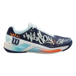 Wilson Rush Paris Pro 4.0 Sandplatzschuh Herren - Dunkelblau, Mehrfarbig -Bestes Tennis Geschäft 02578000 0 1