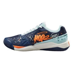 Wilson Rush Paris Pro 4.0 Sandplatzschuh Herren - Dunkelblau, Mehrfarbig -Bestes Tennis Geschäft 02578000 0 3