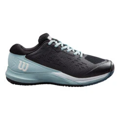 Wilson Rush Pro Ace Allcourtschuh Damen - Schwarz, Hellblau -Bestes Tennis Geschäft 02610000 0 1