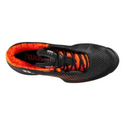 Wilson Kaos Swift 1.5 Sandplatzschuh Herren - Schwarz, Orange -Bestes Tennis Geschäft 02638000 0 4