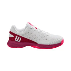 Wilson Rush Pro 4.0 Allcourtschuh Kinder - Weiß, Rot -Bestes Tennis Geschäft 02654000 0 1
