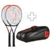 Wilson 2x Clash 100 Plus Schlägertasche -Bestes Tennis Geschäft 03870000 000