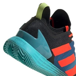 ADIDAS Adizero Ubersonic 4 Sandplatzschuh Herren - Türkis, Orange -Bestes Tennis Geschäft 05463000 10