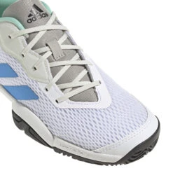 ADIDAS Barricade Allcourtschuh Kinder - Weiß, Blau -Bestes Tennis Geschäft 05566000 10