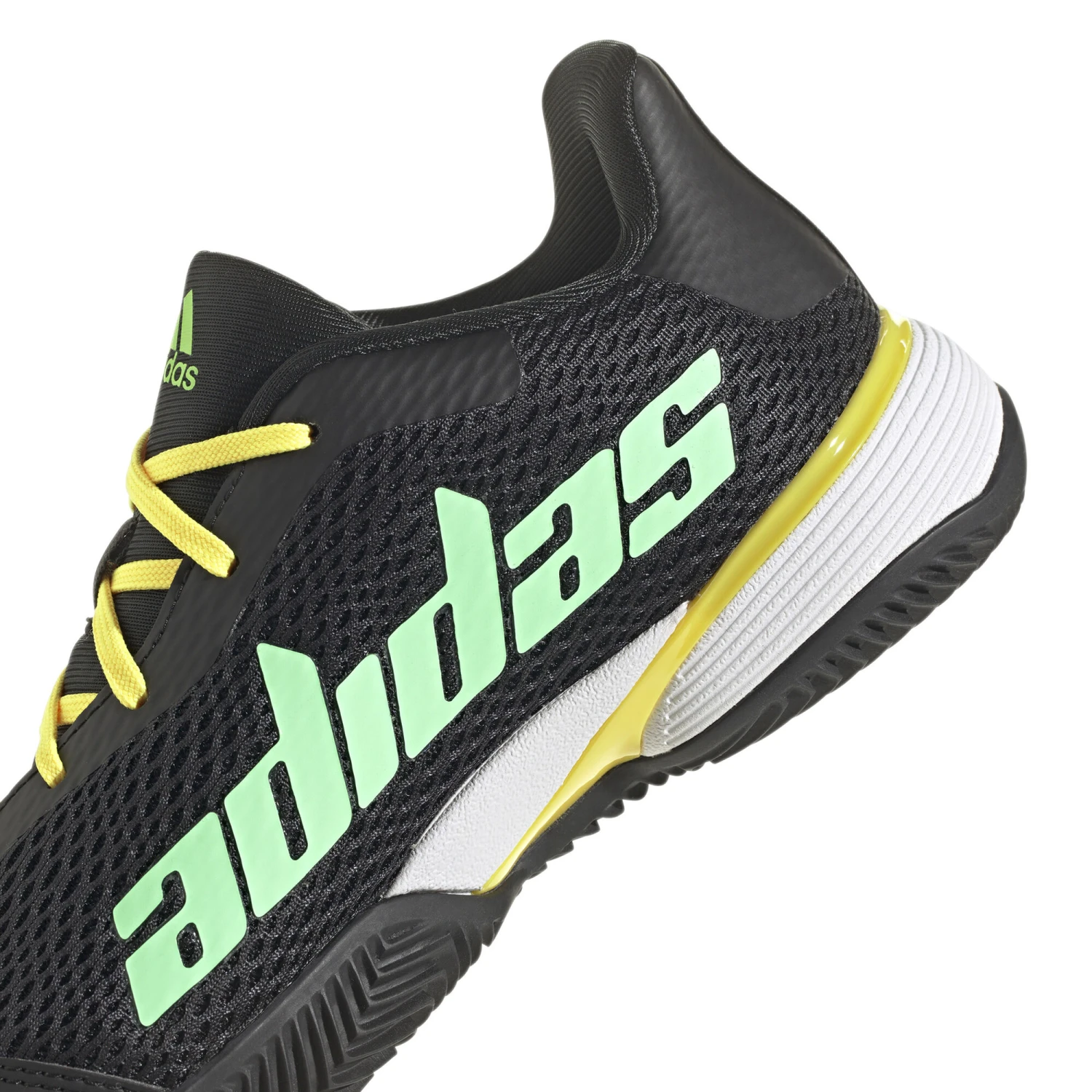 ADIDAS Barricade Sandplatzschuh Kinder - Schwarz, Grün 11 ADIDAS Barricade Sandplatzschuh Kinder - Schwarz, Grün – Bild 9