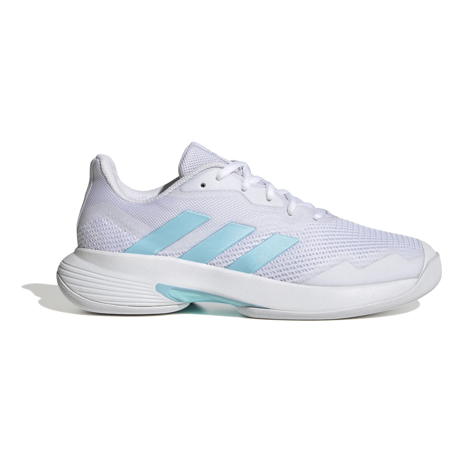ADIDAS CourtJam Control Teppichschuh Damen - Weiß, Türkis 7 ADIDAS CourtJam Control Teppichschuh Damen - Weiß, Türkis – Bild 5