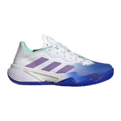 ADIDAS Barricade Sandplatzschuh Damen - Weiß, Blau -Bestes Tennis Geschäft 05600000 0 1