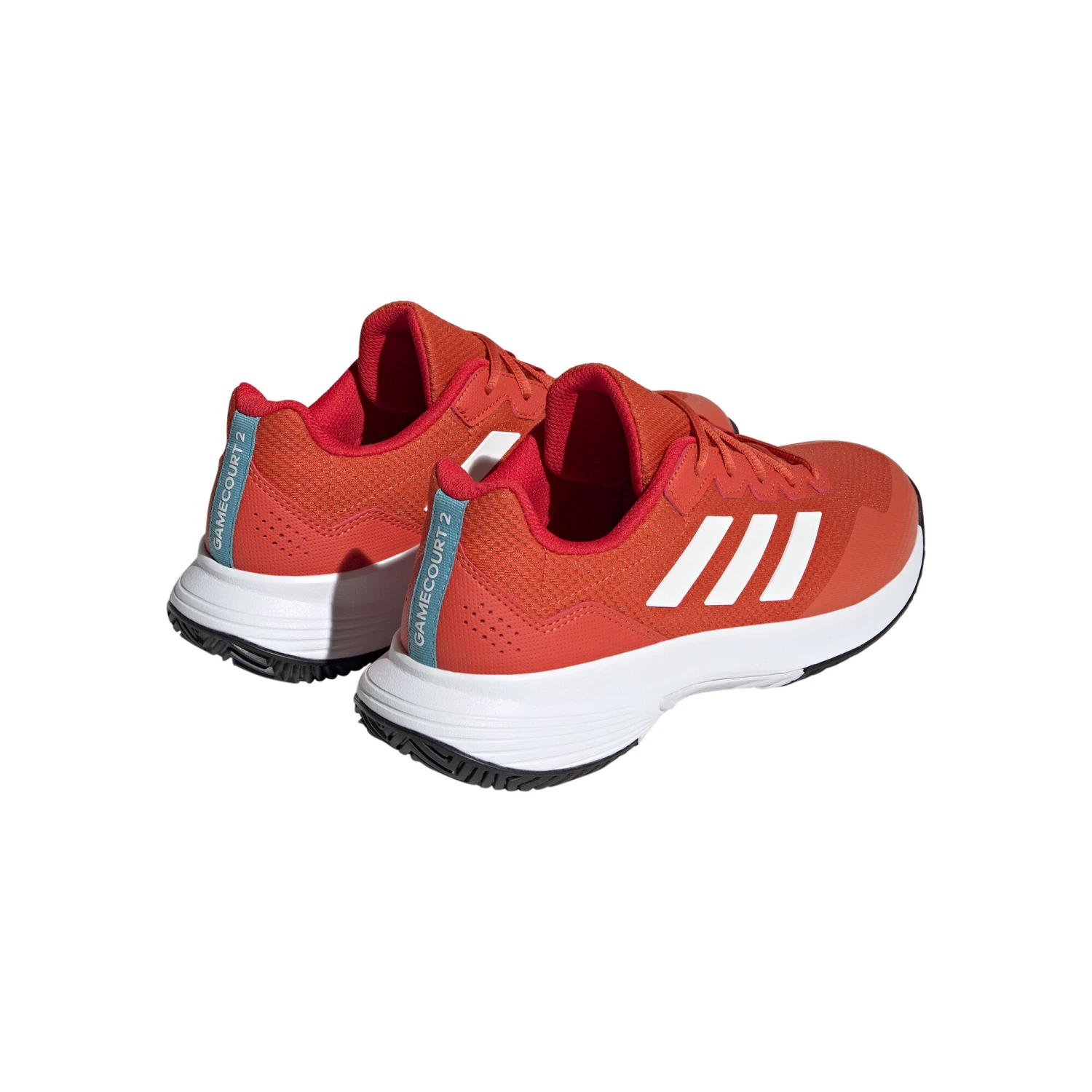 ADIDAS GameCourt 2 Allcourtschuh Herren - Orange, Weiß 4 ADIDAS GameCourt 2 Allcourtschuh Herren - Orange, Weiß – Bild 2