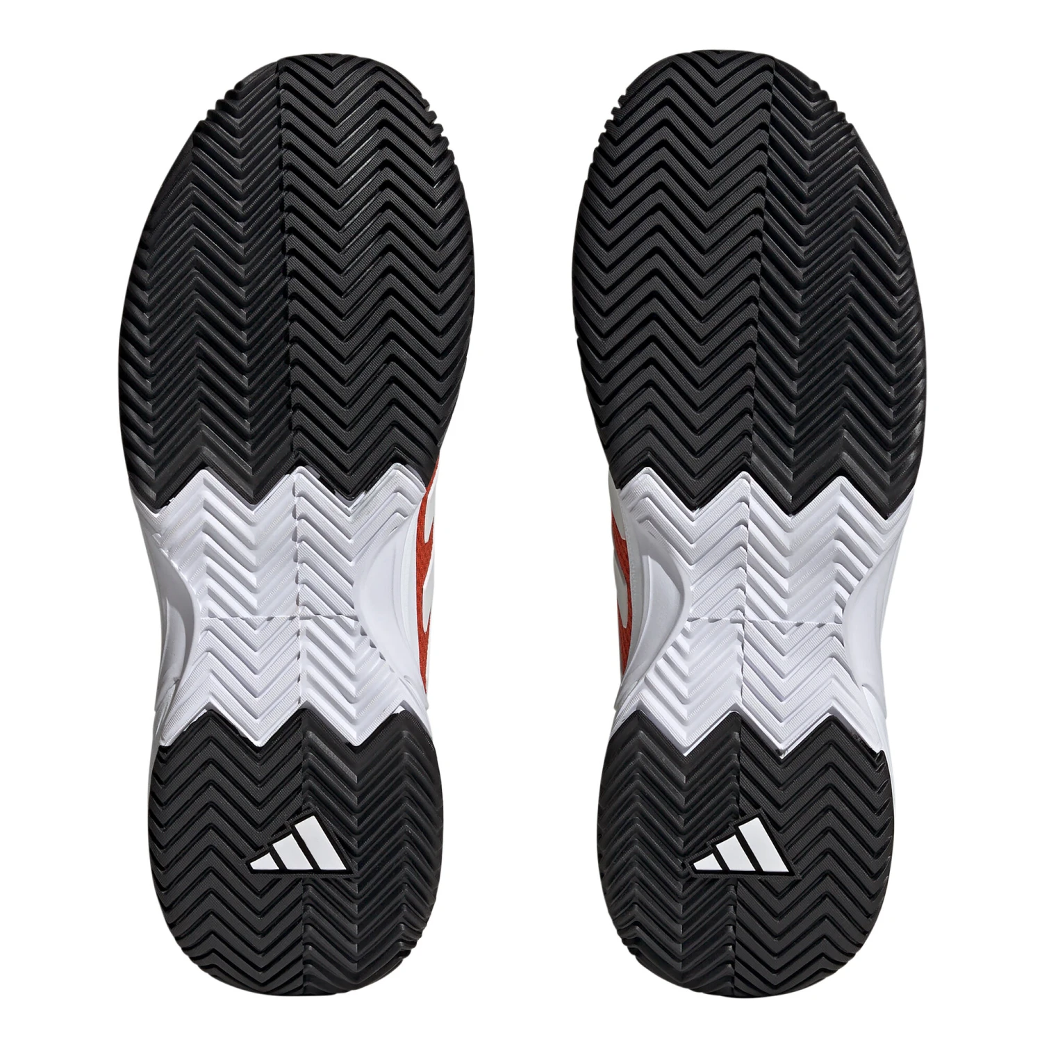 ADIDAS GameCourt 2 Allcourtschuh Herren - Orange, Weiß 6 ADIDAS GameCourt 2 Allcourtschuh Herren - Orange, Weiß – Bild 4