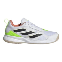 ADIDAS AvaFlash Allcourtschuh Damen - Weiß, Neongrün -Bestes Tennis Geschäft 05836000 0 1