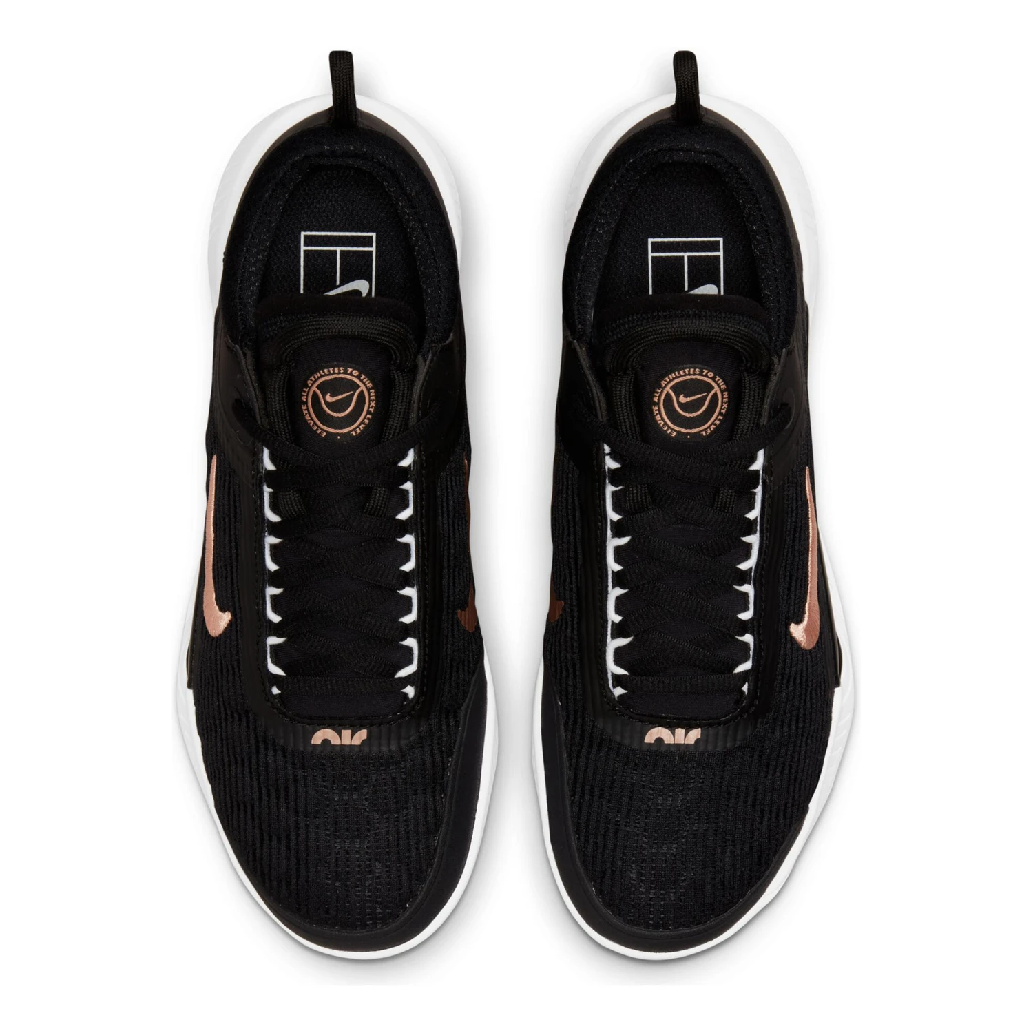 Nike Court Zoom NXT Sandplatzschuh Damen - Schwarz, Gold 3 Nike Court Zoom NXT Sandplatzschuh Damen - Schwarz, Gold