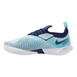Nike React Vapor NXT Allcourtschuh Damen - Hellblau, Dunkelblau