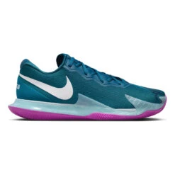 Nike Court Air Zoom Vapor Cage 4 Rafa Sandplatzschuh Herren - Petrol, Lila -Bestes Tennis Geschäft 17338000 0 1