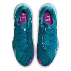 Nike Court Air Zoom Vapor Cage 4 Rafa Sandplatzschuh Herren - Petrol, Lila -Bestes Tennis Geschäft 17338000 0 4