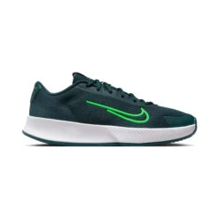 Nike Vapor Lite 2 Sandplatzschuh Kinder - Dunkelgrün, Neongrün -Bestes Tennis Geschäft 17425000 0 1